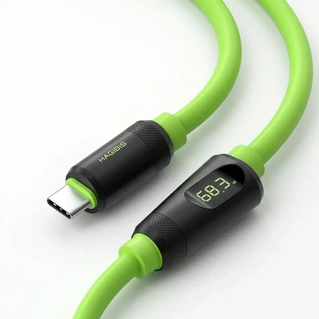 Câble USB-C Hagibis 240 W avec écran LED et 40 Gbit/s