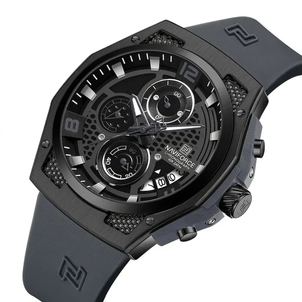 Montre NAVIFORCE sport homme bicolore