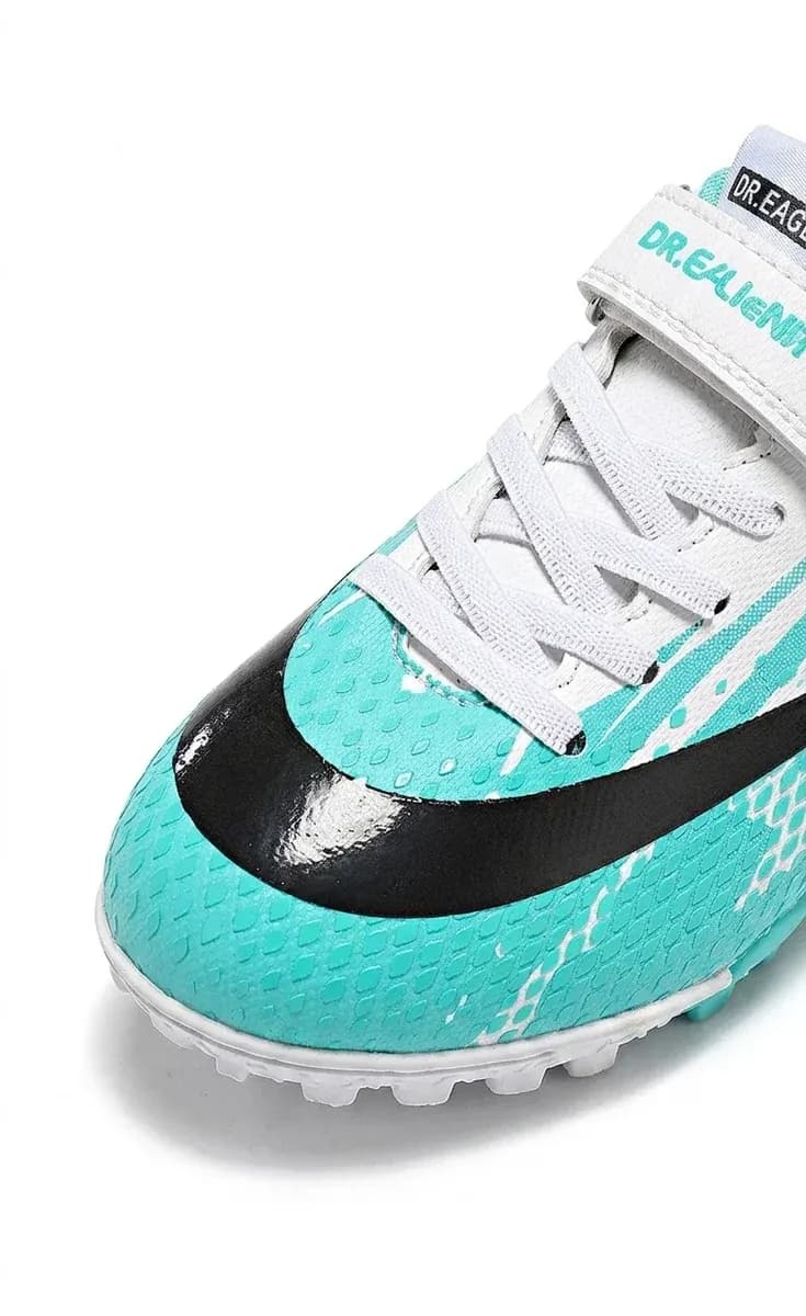Chaussure de football enfant turquoise DR.EAGLE