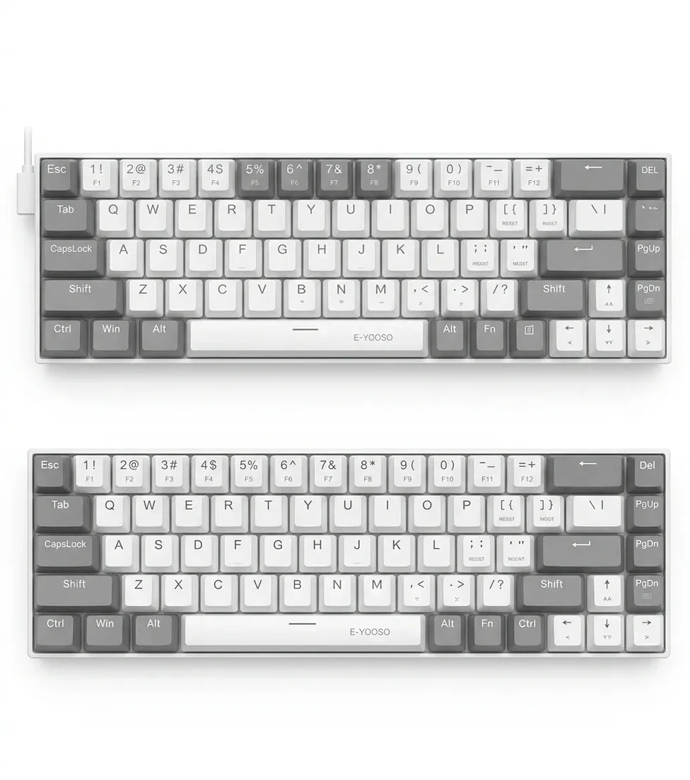 Clavier mécanique filaire compact 68 touches