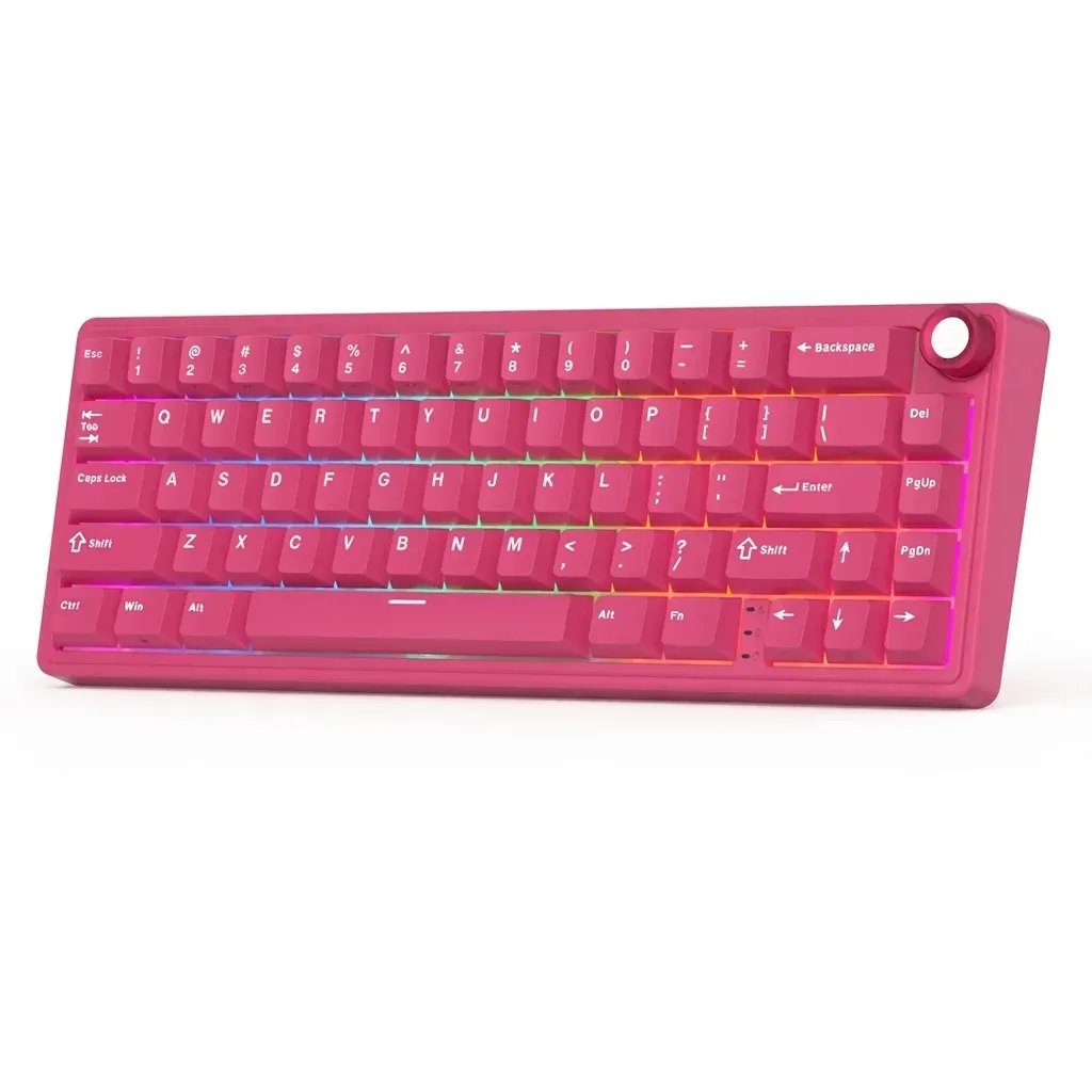 Clavier mécanique compact rose RK R65