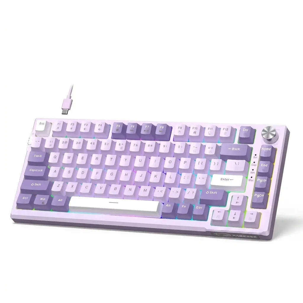 מקלדת מכנית קומפקטית MageGee SKY81 RGB
