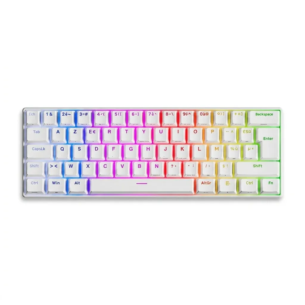 Clavier mécanique Royal Kludge RK61 AZERTY RGB