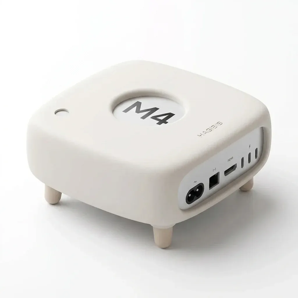 Coque silicone Hagibis pour Mac mini