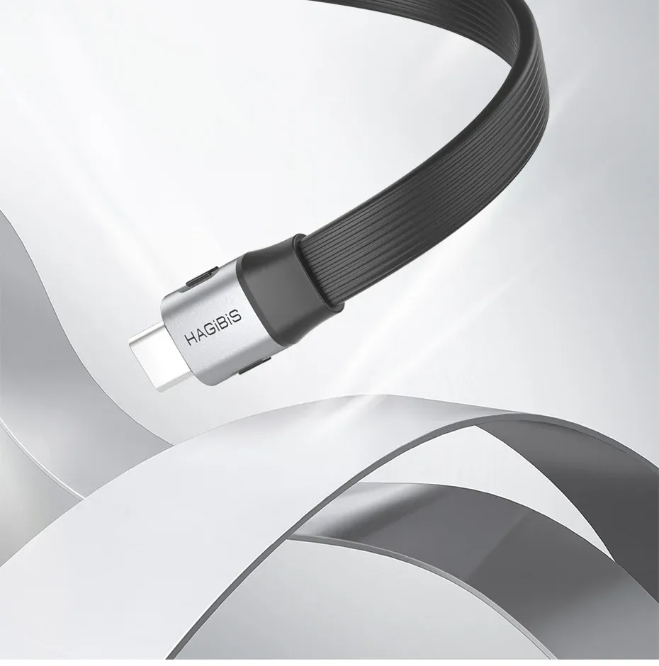 Câble USB4 Type-C Hagibis 80 Gbit/s 240 W pour SSD et PC