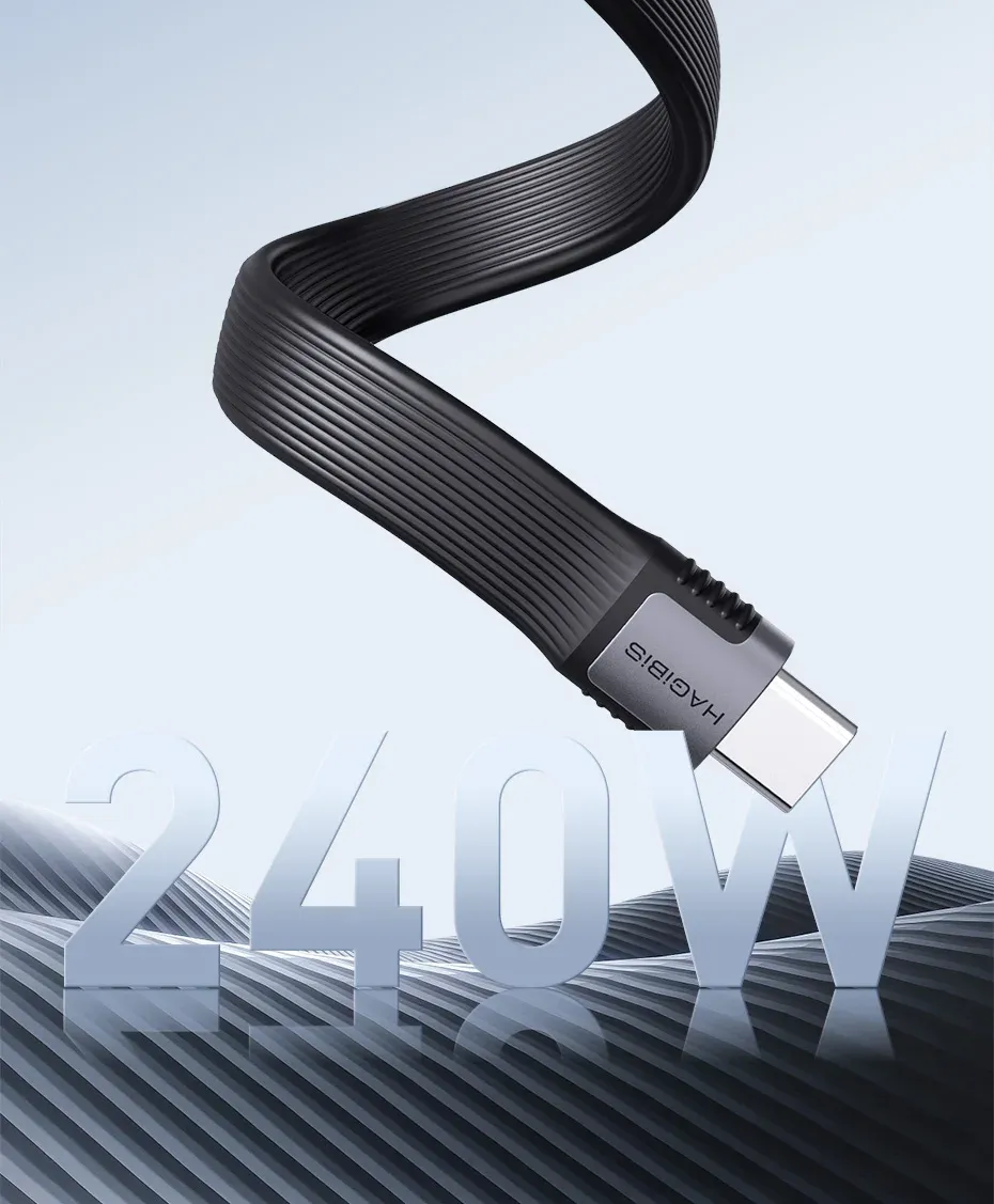 Câble USB4 court Hagibis 40 Gbit/s PD 240 W pour SSD et vidéo 8K