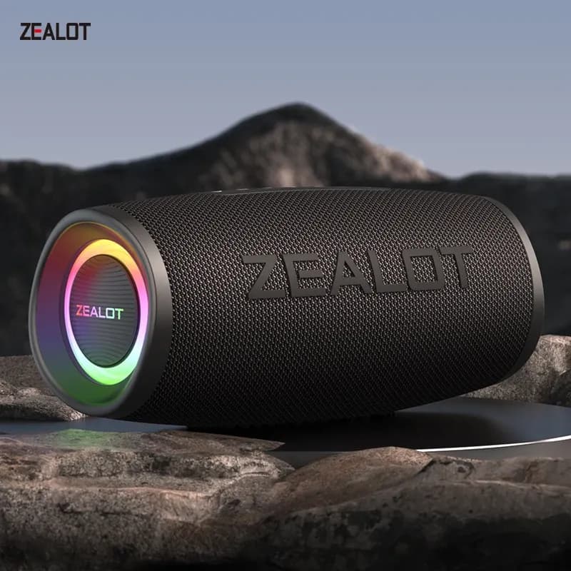 Enceinte Bluetooth ZEALOT S56 40 W étanche pour l’extérieur