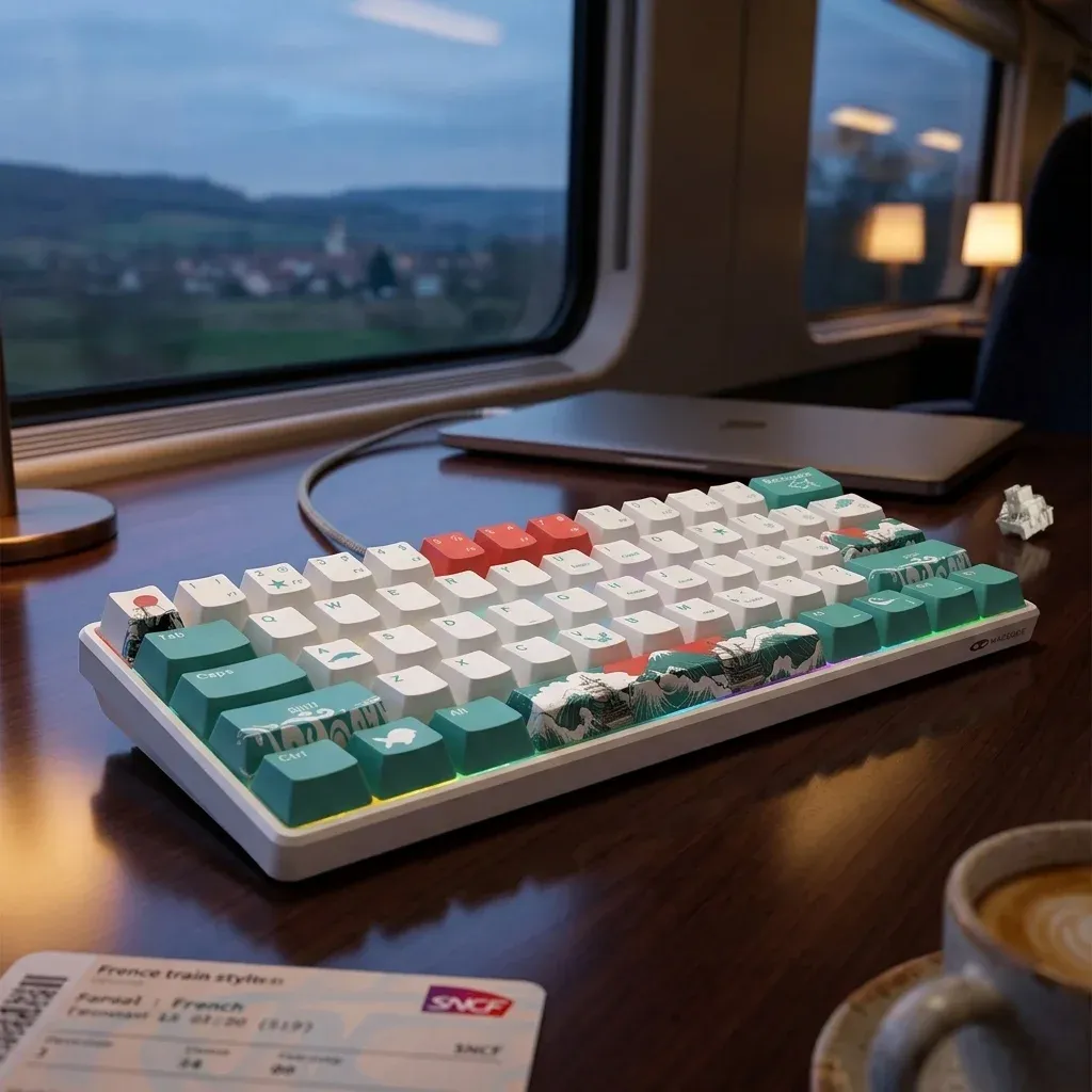 Clavier mécanique MageGee P1 compact RVB